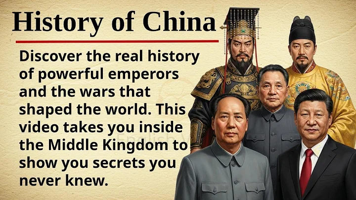 History of China || 🇨🇳📜 Learn English Through Story Level 2 || Graded Reader 🎧