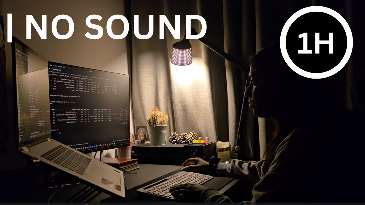 Study with me | Cozy late-night study session