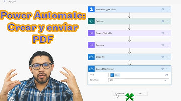 Power Automate : Convertir archivo a PDF sin conectores premium