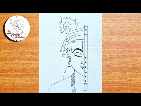 Goddess of learning - Devi Sarasvati | Drawing