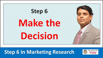 Step 6: Make the Decision I Step 6 in Marketing Research I #Shorts I Dr Vijay Prakash Anand