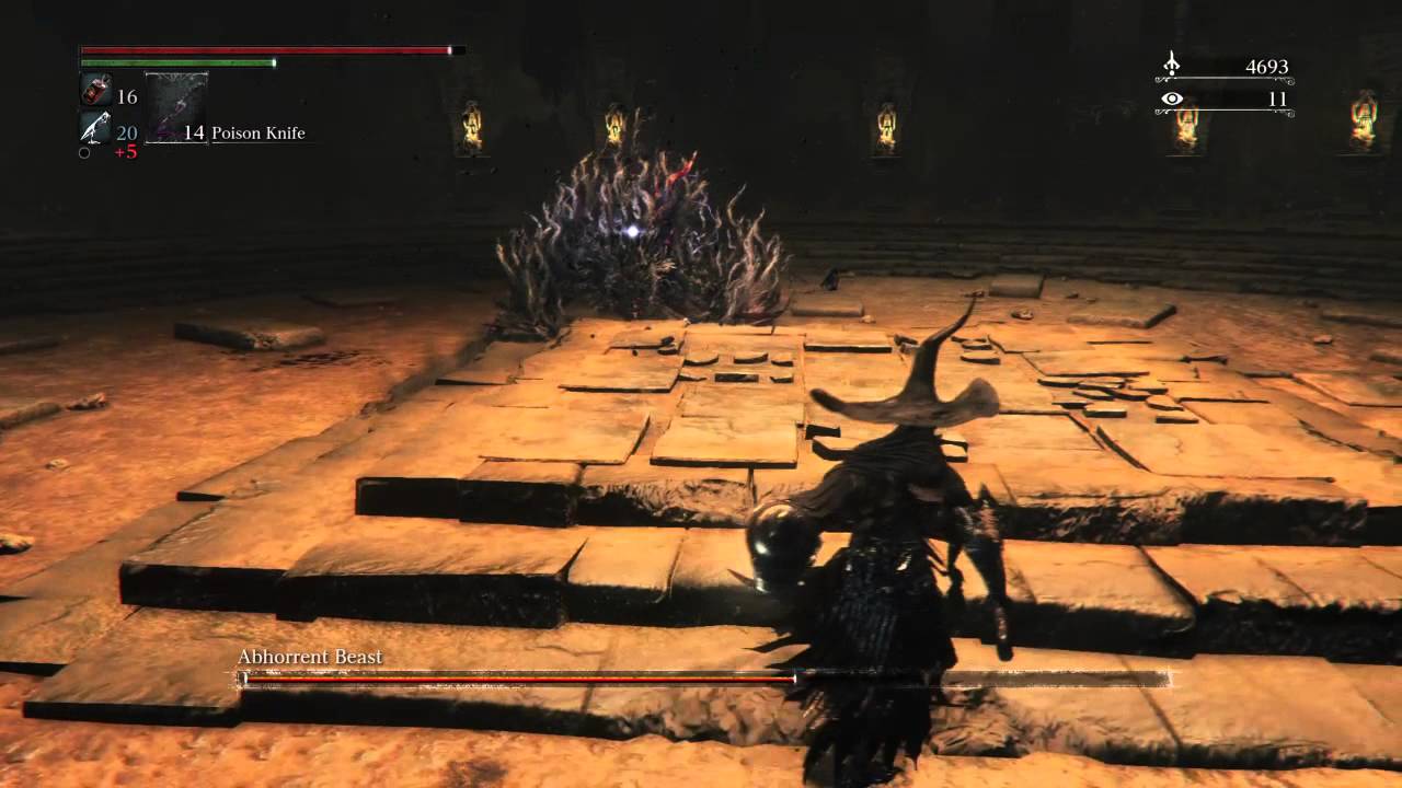 Bloodborne Abhorrent Beast Poison Knife YouTube