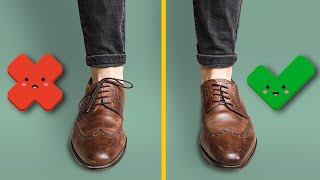 Come NASCONDERE I LACCI di OGNI SCARPA | Stile Uomo