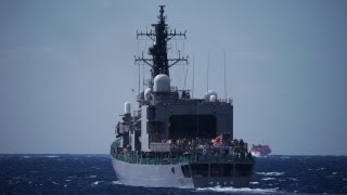 JMSDF FLEET REVIEW 2012 DD-156 せとぎり (自衛隊観艦式2012 10.11予行)