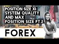Forex Position Sizing 11 Part 2 - YouTube