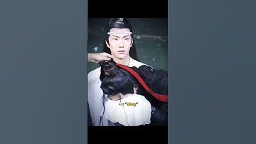 his reaction 😨 ! #cdrama #bjyx #theuntamed #mdzs #weiwuxian #lanzhan #wangyibo #xiaozhan #bts