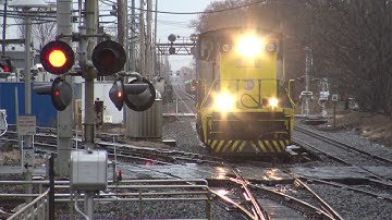 LIRR lite move with MP15AC #153/166