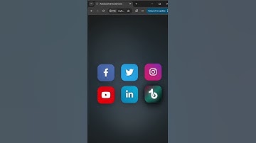 Social icons hover effect using CSS #viral #viralshorts #coding #codewithsuryaofficial #music #vibe