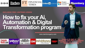 Short course: Fix your Automation, Ai and Digital Transformation Program - Linkedin Live Recording