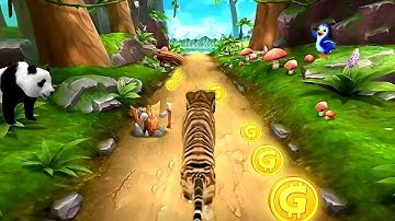 Tiger Run Game : Animal Runner Game | Android/iOS Gameplay HD
