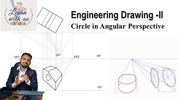 Engineering Drawing -II / Perspective Drawing-Make hole in Perspective- Angular Perspective / IOE