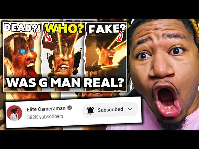 R.I.P FAKE GMAN!  skibidi toilet 65 (REACTION!!) 