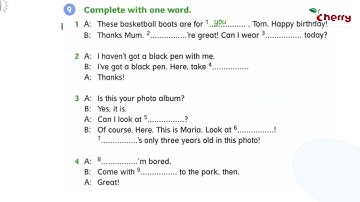 Unit 10, page 45, Grammar time 2