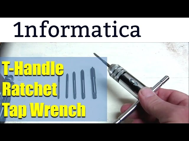 T-Handle Ratchet Tap Wrench from Banggood - Workshop Tip 