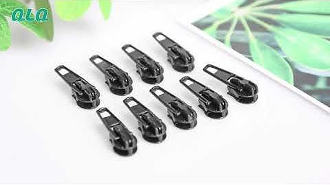 QLQ Auto-lock Slider (3 components) with sharp puller or with thumb puller, contact: 008613316184685