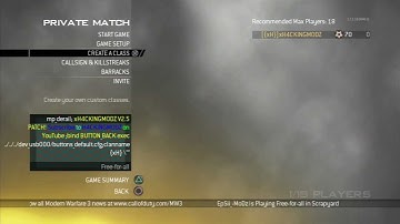 Hosting buttons_default.cfg INFECTION LOBBY on MW2 1.14!!!(PS3)
