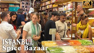 Istanbul Turkey City Center 4K Walking Tour Grand Bazaar, Eminonu,Spice Bazaar