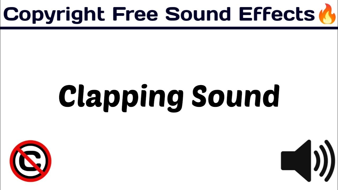 Clapping Sound Effect / Crowd Clapping / [ Copyright Free Sound Effects