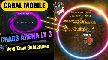 Blader Solo CHAOS ARENA LV 3 Guide CABAL MOBILE -| CABAL MOBILE PH (English/tagalog)