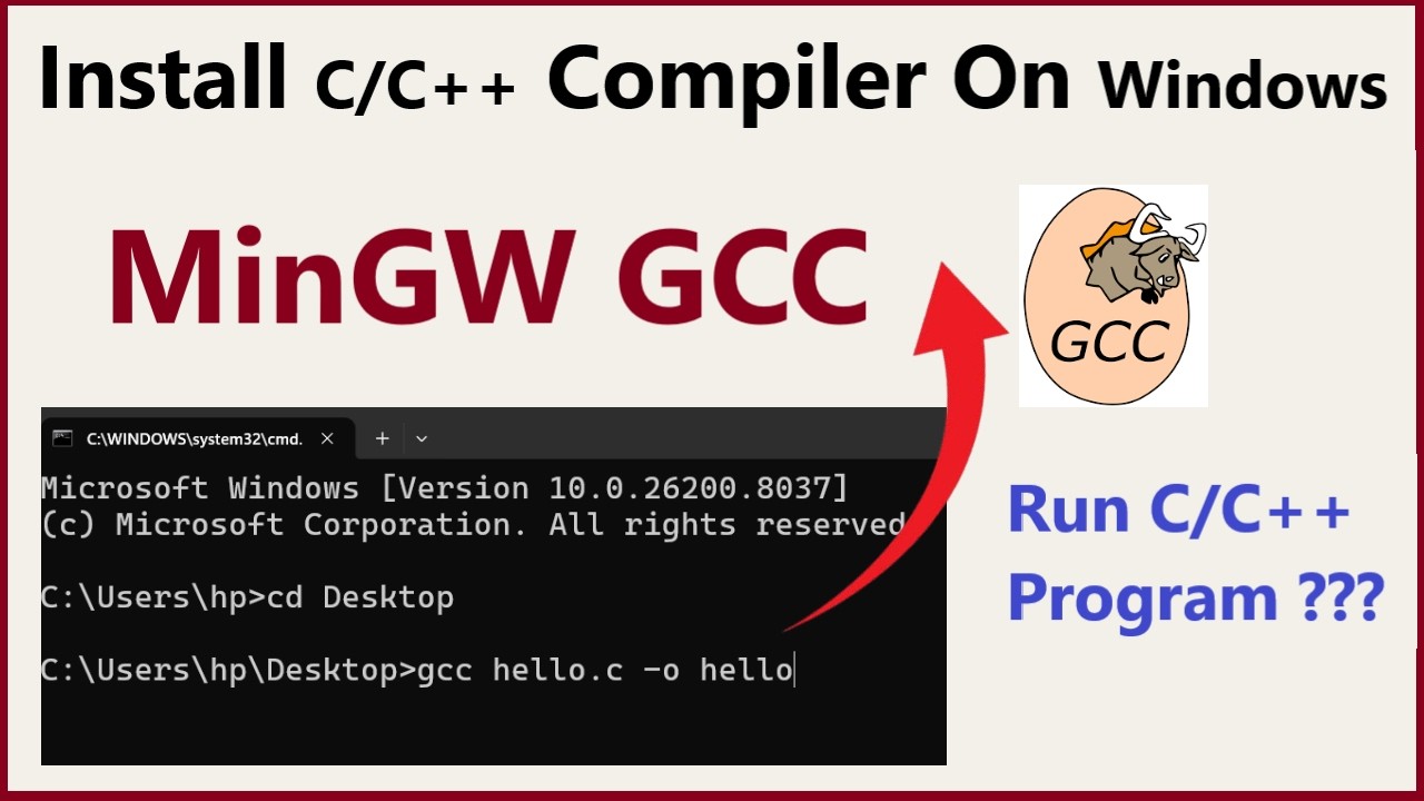 How to Install MinGW GCC Compiler on Windows 11 | Install C/C++ ...