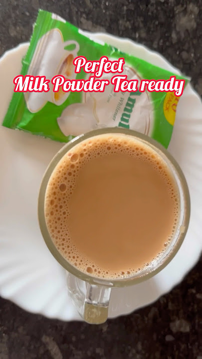 MILK POWDER TEA WITH Amulya #shorts #shortsfeed #milkpowdertea