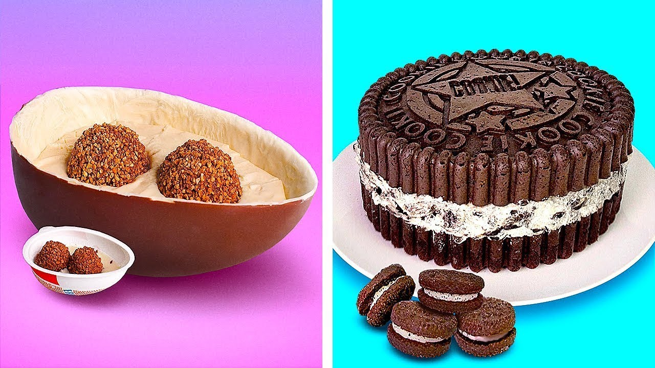 🔴おいしいレシピ！素晴らしい食品工芸品！巨大なお菓子とクッキーの