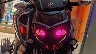 Fzs V3 Modify Eyes Yamaha, Modification Sticker Installing Fzs V3 Modify