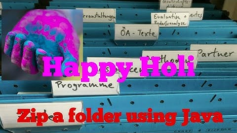 Java File Handling Series : Zip a folder using Java | Part-3 @AmitRanjan