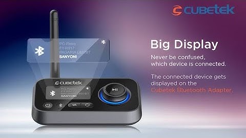 Cubetek CB-BT27 3 in 1 LCD Display V5.0 Bluetooth Transmitter Receiver - Unboxing & Setup