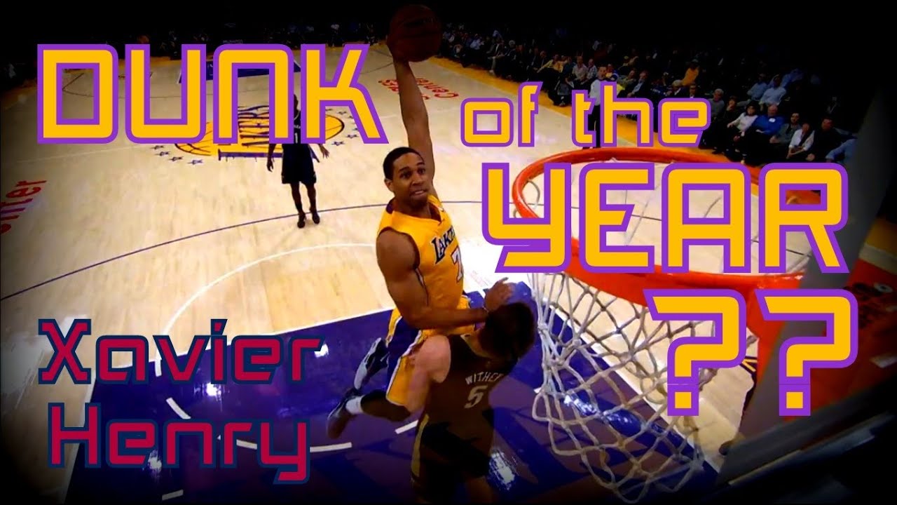Xavier Henry DUNK OVER Jeff Withey
