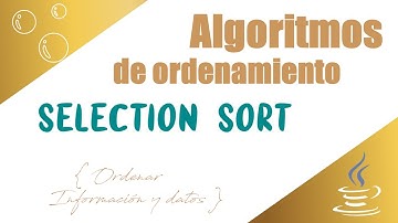 Algoritmo de ordenamiento - SELECTION SORT 🤫(ordenamiento  por selección)