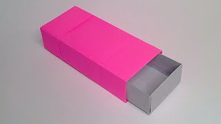 Cómo hacer una CAJA DESLIZABLE de papel ✅| Origami PASO A PASO