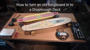 How to make a Dropthrough Deck from an old longboard