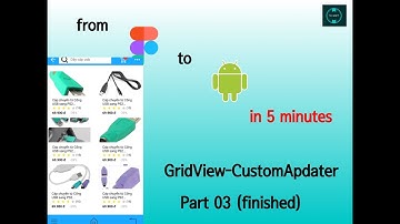 Lession 12: Custom Adapter for GridView Android X-Part 03 Finished