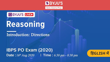Free Crash Course(IBPS PO Prelims 2020) | Introduction: Directions