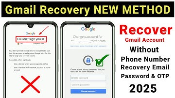How to Recover Gmail Password Without Recovery Email And Phone Number 2025 | Gmail Account Recovery 