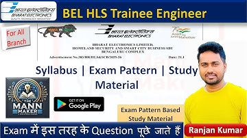 BEL HLS Trainee Engineer 2025 | Full Syllabus, Exam Pattern & Preparation Guide (EC, CS, EE, MCA)