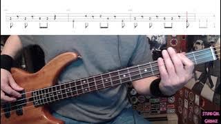 Stupid Girl by Garbage - Bass Cover with Tabs Play-Along