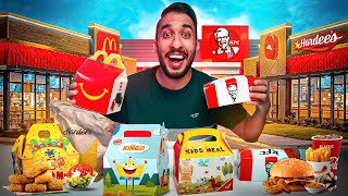 🍔👦!! تجربة وجبات الاطفال من المطاعم السريعة !! انصدمت من الطعم