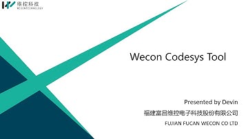 Training video-LX6C PLC Tutorial: Wecon CODESYS Tool
