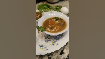 Hot and Sour Chinese Soup!!😋🍲#shortsfeed#shorts #trending #quickrecipes