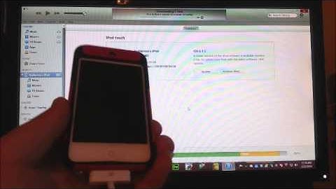 Apple iPod Touch 4G Updating to IOS 6.1.6