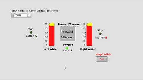 ME235 Labview Joystick Dashboard GUI