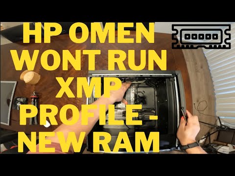 HP OMEN RAM UPGRADE ISSUES- HOW TO RUN XMP #pc #pcbuilding #pcgaming