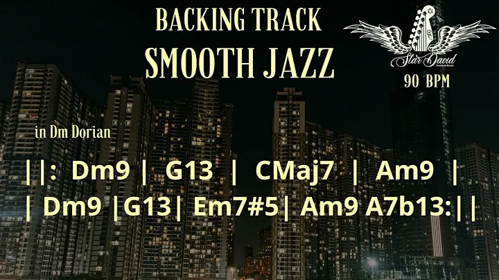 Backing Track Smooth Jazz  in Dm Dorian