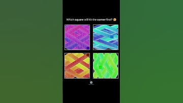 Will they hit the corner?  #asmr #programming #physics #simulation #satisfying #code #asmrsounds