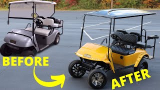 Rebuilding CUSTOM  Golf Cart  Complete Start to Finish electric