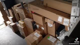 Timelapse how I load my delivery truck ups fedex amazon