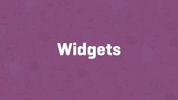 Widgets - WooCommerce Guided Tour