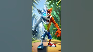 Metal Bandicoot style! #ai #art #videogames #gaming #shorts #shortvideo #youtube #viral